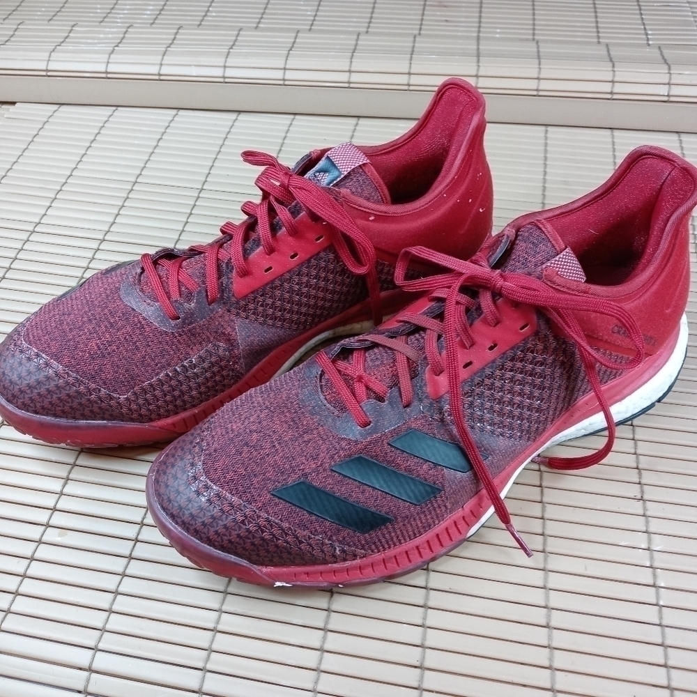 Adidas Crazyflight X 2.0 Boost Women’s Sz 12 Red Volleyball Shoes CP8902. Some l